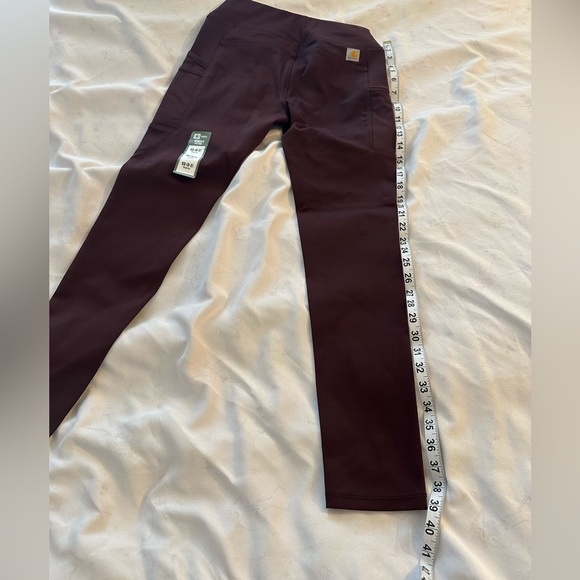 NWT Women’s Carhartt Reddish-Brown High-Waisted Leggings - Picture 5 of 5
